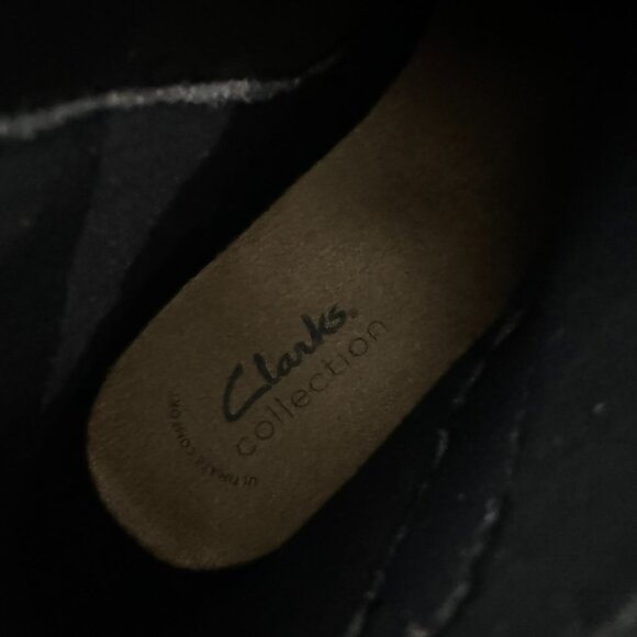 CLARKS Short Black Booties - Size 6.5 - Picture 5 of 9